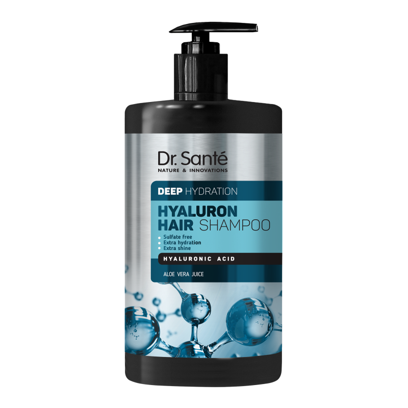 Hyaluron Hair. Nawadniający szampon do włosów z kwasem hialuronowym - 1000 ml