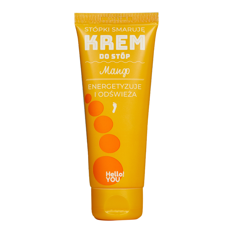 Stópki smaruję. Krem do stóp. Mango Hello!You 75ml