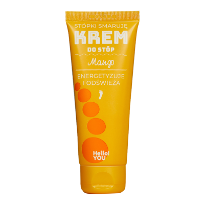 Stópki smaruję. Krem do stóp. Mango Hello!You 75ml