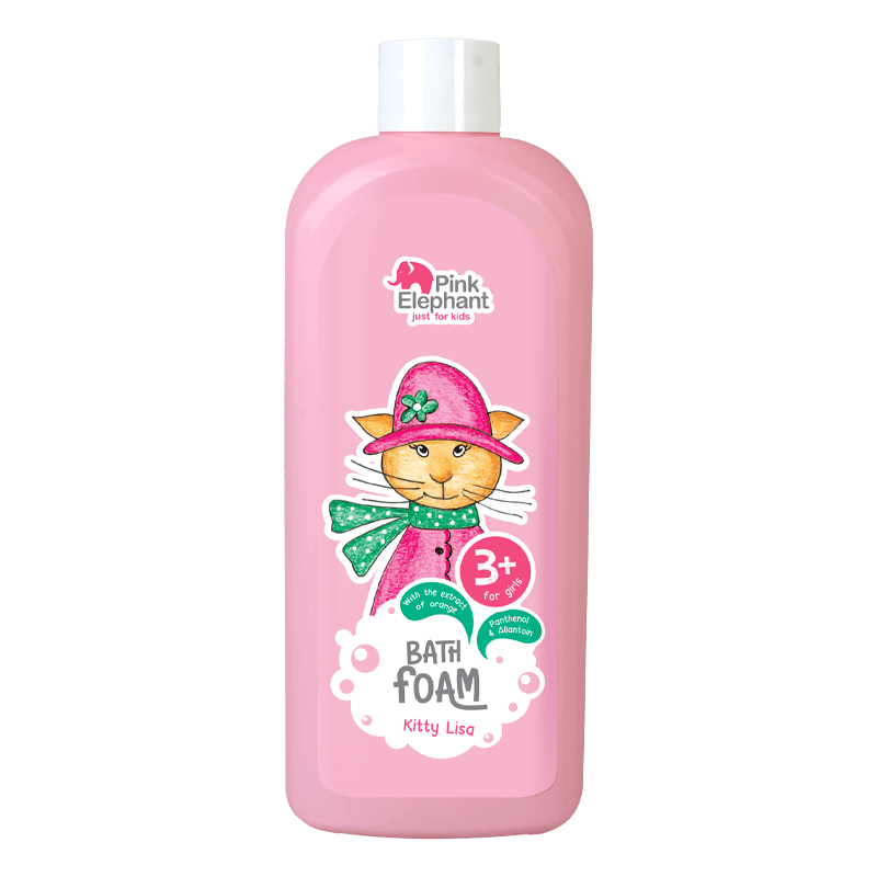 Pianka do kąpieli - Kotka Lisa Pink Elephant 500ml