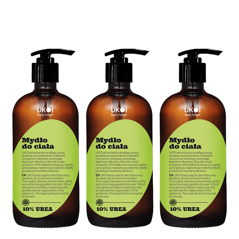 ZESTAW Mydło w płynie UREA 10% x3