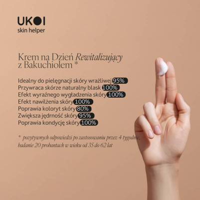 UKOI Krem na Dzień Rewitalizujący z Bakuchiolem