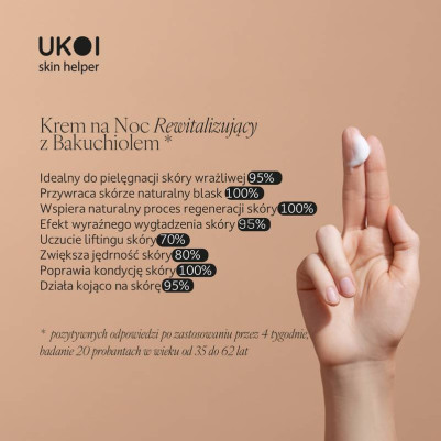 UKOI Krem na noc Rewitalizujący z Bakuchiolem