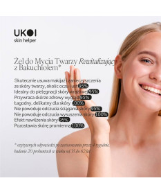 UKOI Żel do Mycia Twarzy Rewitalizujący z Bakuchiolem