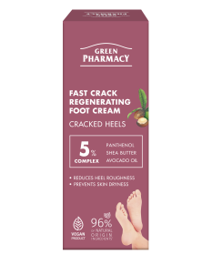 Krem do stóp o szybkim działaniu regenerującym na pękającą skórę Green Pharmacy 75ml