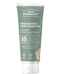 Dezodorujący krem-żel do stóp przeciw nieprzyjemnemu zapachowi Green Pharmacy 75ml