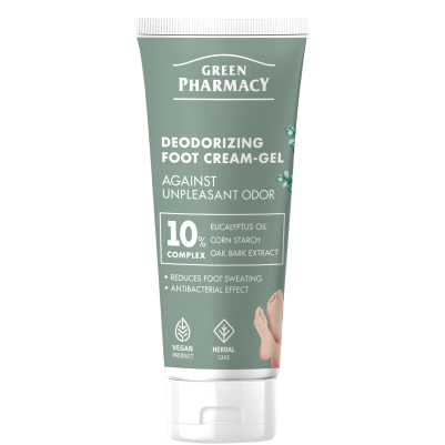 Dezodorujący krem-żel do stóp przeciw nieprzyjemnemu zapachowi Green Pharmacy 75ml