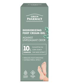 Dezodorujący krem-żel do stóp przeciw nieprzyjemnemu zapachowi Green Pharmacy 75ml