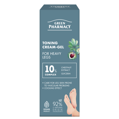 Tonizujący krem-żel do ciężkich nóg Green Pharmacy 75ml