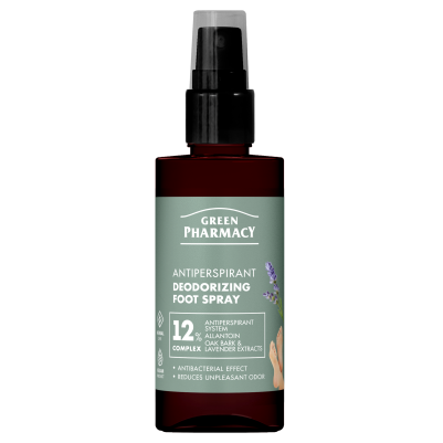 Dezodorant antyperspiracyjny do stóp w sprayu Green Pharmacy 150ml