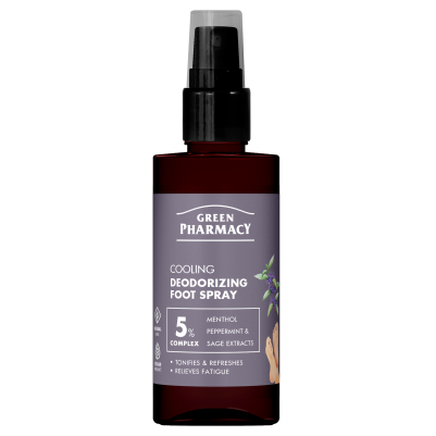 Chłodzący dezodorant do stóp w sprayu Green Pharmacy150ml