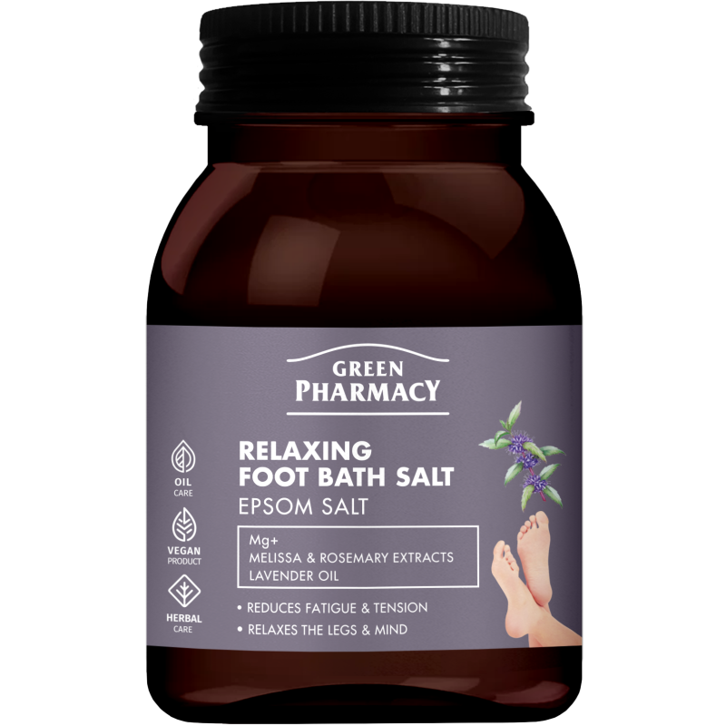 Relaksująca sól do kąpieli stóp Green Pharmacy 400g