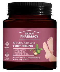 Cukrowo-solny olejowy peeling do stóp Green Pharmacy 300ml