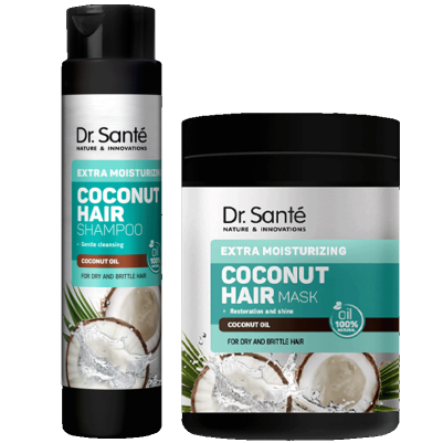 ZESTAW Coconut Hair Szampon i Maska Dr. Sante