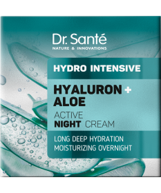 HYDRO INTENSIVE Hialuron + Aloes Aktywny krem na noc Dr Sante 50 ml