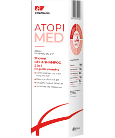 ATOPI MED Żel pod prysznic i Szampon 2 w 1 do delikatnego oczyszczania 400ml