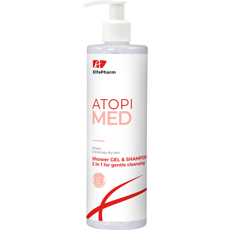 ATOPI MED Żel pod prysznic i Szampon 2 w 1 do delikatnego oczyszczania 400ml