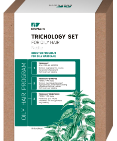 Zestaw Oily Hair Trychologiczny peeling, szampon i odżywka