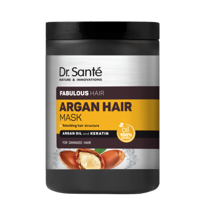 Argan Hair. Kremowa maska do włosów zniszczonych. Wspaniałe włosy - 1000 ml