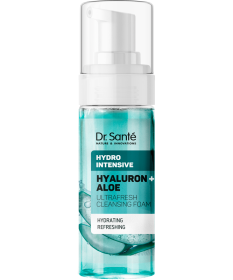 HYDRO INTENSIVE Hialuron + Aloes Ultra- świeża pianka oczyszczająca Dr.Sante 150 ml