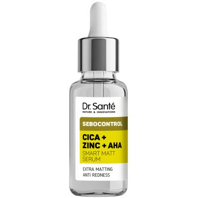 SEBOCONTROL Cica + Cynk + AHA Inteligentne serum matujące Dr.Sante 30 ml