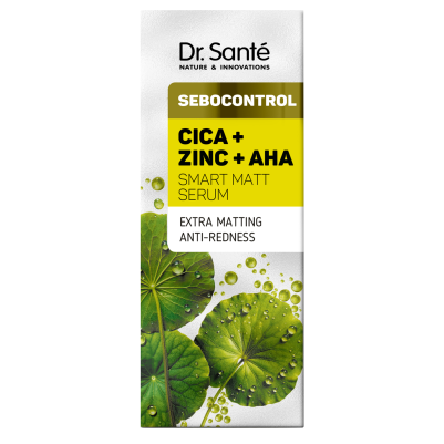 SEBOCONTROL Cica + Cynk + AHA Inteligentne serum matujące Dr.Sante 30 ml