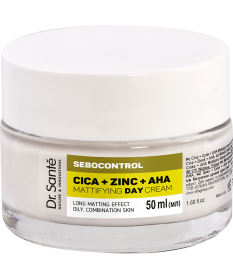 SEBOCONTROL Cica + Cynk + AHA Matujący krem na dzień Dr.Sante 50 ml