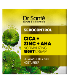 SEBOCONTROL Cica + Cynk + AHA Normalizujący krem na noc Dr.Sante 50 ml