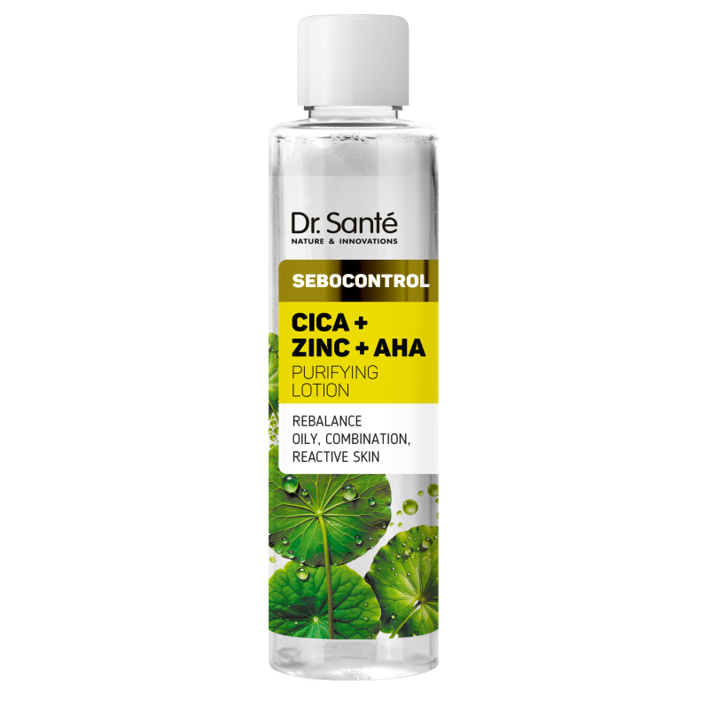 SEBOCONTROL Cica + Cynk + AHA Oczyszczający tonik Dr.Sante 200 ml