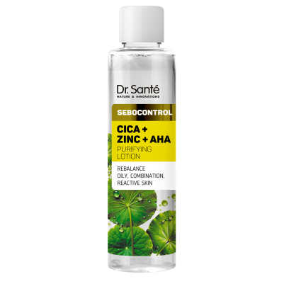 SEBOCONTROL Cica + Cynk + AHA Oczyszczający tonik Dr.Sante 200 ml