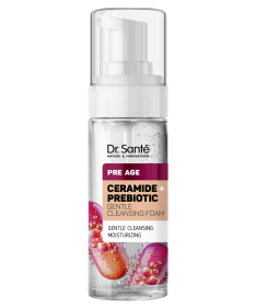 PRE AGE Ceramid + Prebiotyk Delikatna Pianka oczyszczająca Dr.Sante 150ml