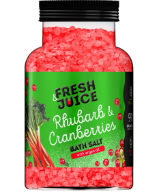 Sól do kąpieli Rhubarb & Cranberries Fresh Juice 700g