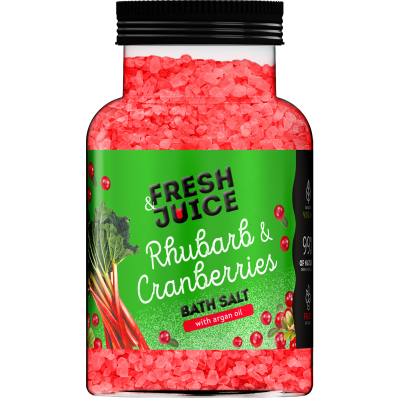 Sól do kąpieli Rhubarb & Cranberries Fresh Juice 700g