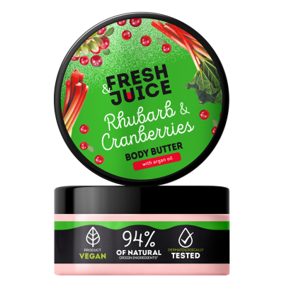 Masło do ciała Rhubarb & Cranberries Fresh Juice 200ml