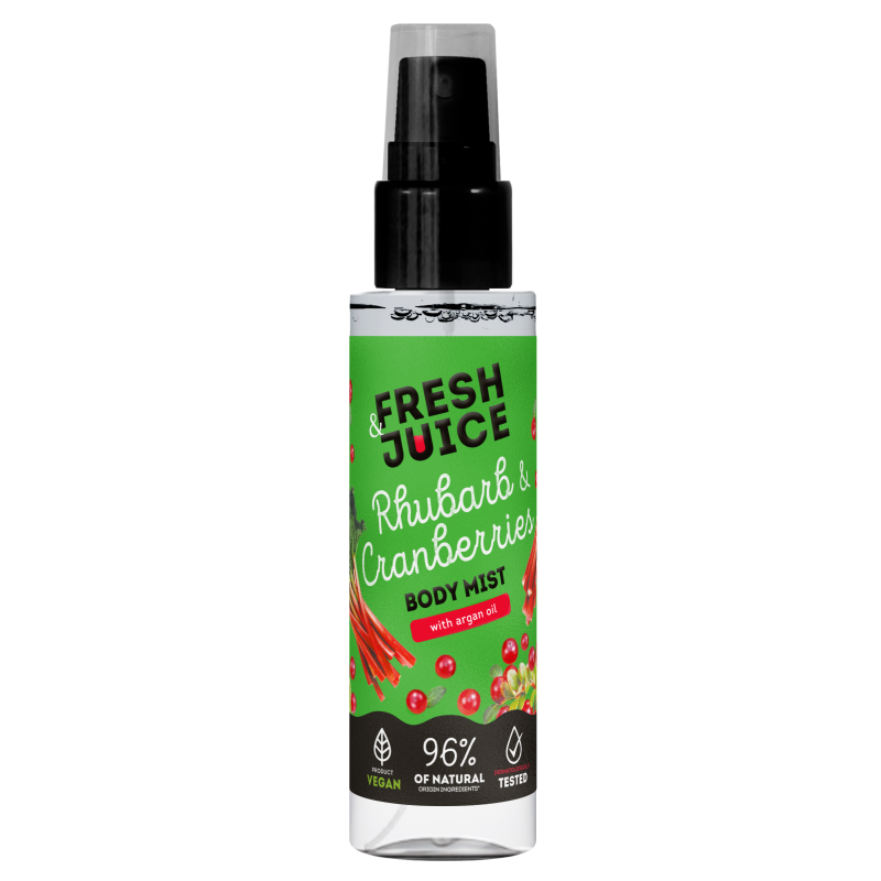 Mgiełka do ciała Rhubarb & Cranberries Fresh Juice 150ml