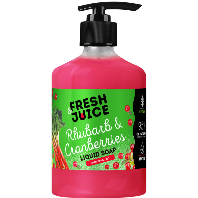 Mydło w płynie Rhubarb & Cranberries Fresh Juice 460ml