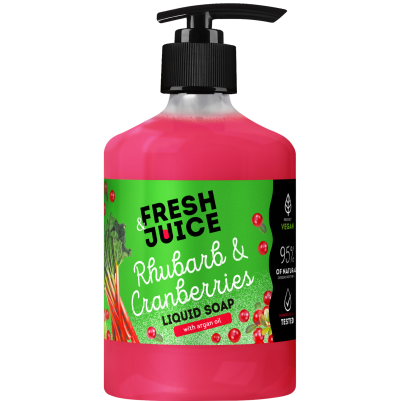 Mydło w płynie Rhubarb & Cranberries Fresh Juice 460ml