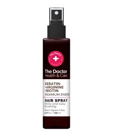 Health & Care. Spray do włosów. Keratyna + arginina + biotyna - 150 ml