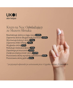 UKOI Krem na noc Odmładzający ze Śluzem Ślimaka