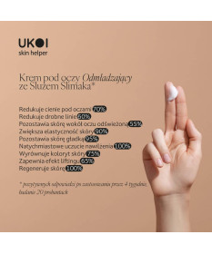 UKOI Krem pod oczy Odmładzający ze Śluzem Ślimaka