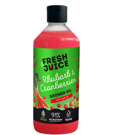 Żel pod prysznic Rhubarb & Cranberries Fresh Juice 473ml