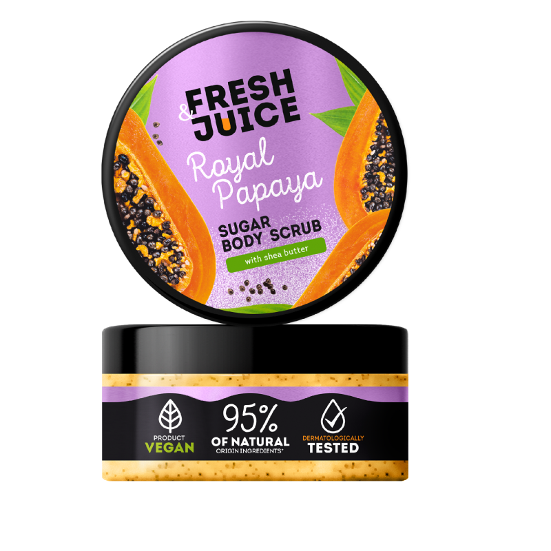 Peeling cukrowy do ciała Royal Papaya Fresh Juice 200ml