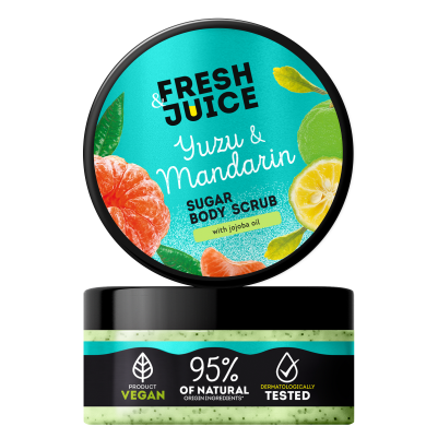 Peeling cukrowy do ciała Yuzu & Mandarin Fresh Juice 200ml