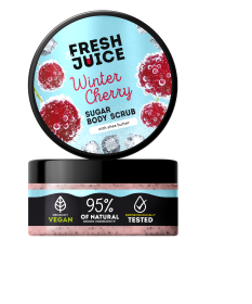 Peeling cukrowy do ciała Winter Cherry Fresh Juice 200ml