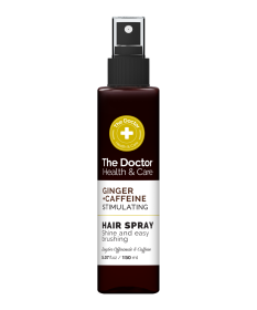 Health & Care. Spray do włosów. Imbir + kofeina - 150 ml