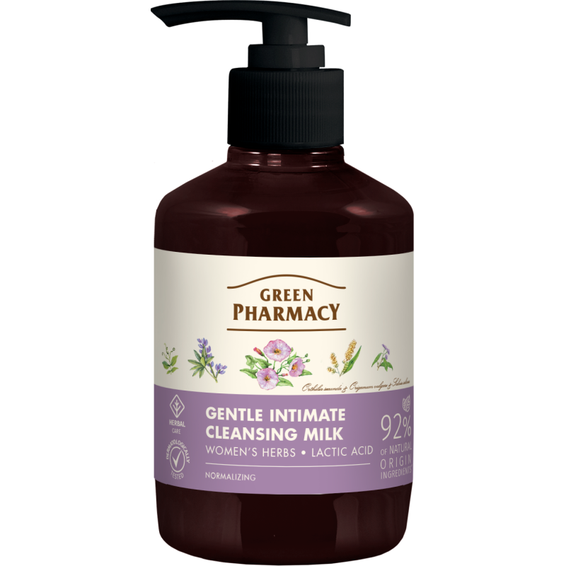 Delikatne mleczko do higieny intymnej Kobiece zioła 370ml Green Pharmacy