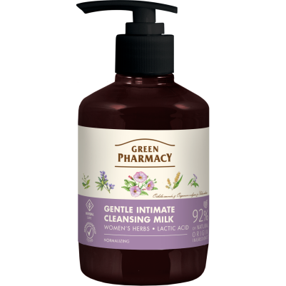 Delikatne mleczko do higieny intymnej Kobiece zioła 370ml Green Pharmacy