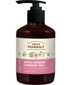 Delikatne mleczko do higieny intymnej Owies i bawełna Green Pharmacy 370ml