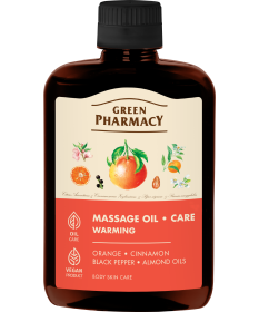 Olejek do pielęgnacji i masażu rozgrzewający Green Pharmacy 200ml