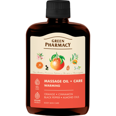 Olejek do pielęgnacji i masażu rozgrzewający Green Pharmacy 200ml